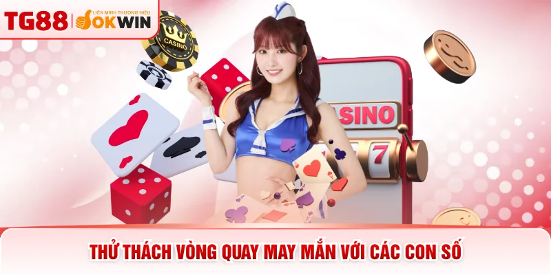 Thử thách vòng quay may mắn với các con số